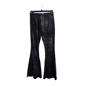 Tres Bien Dark Stormy Tie Dye Flare Leg Pants Tag Faded Fits Like Small